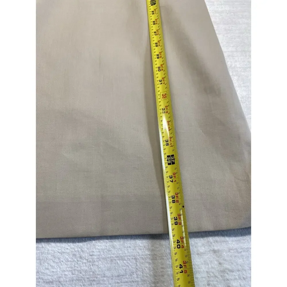 J.CREW Dress Womens 0 Tan Cotton Stretch Cap Sleeve V-Neck Suiting Career Mini